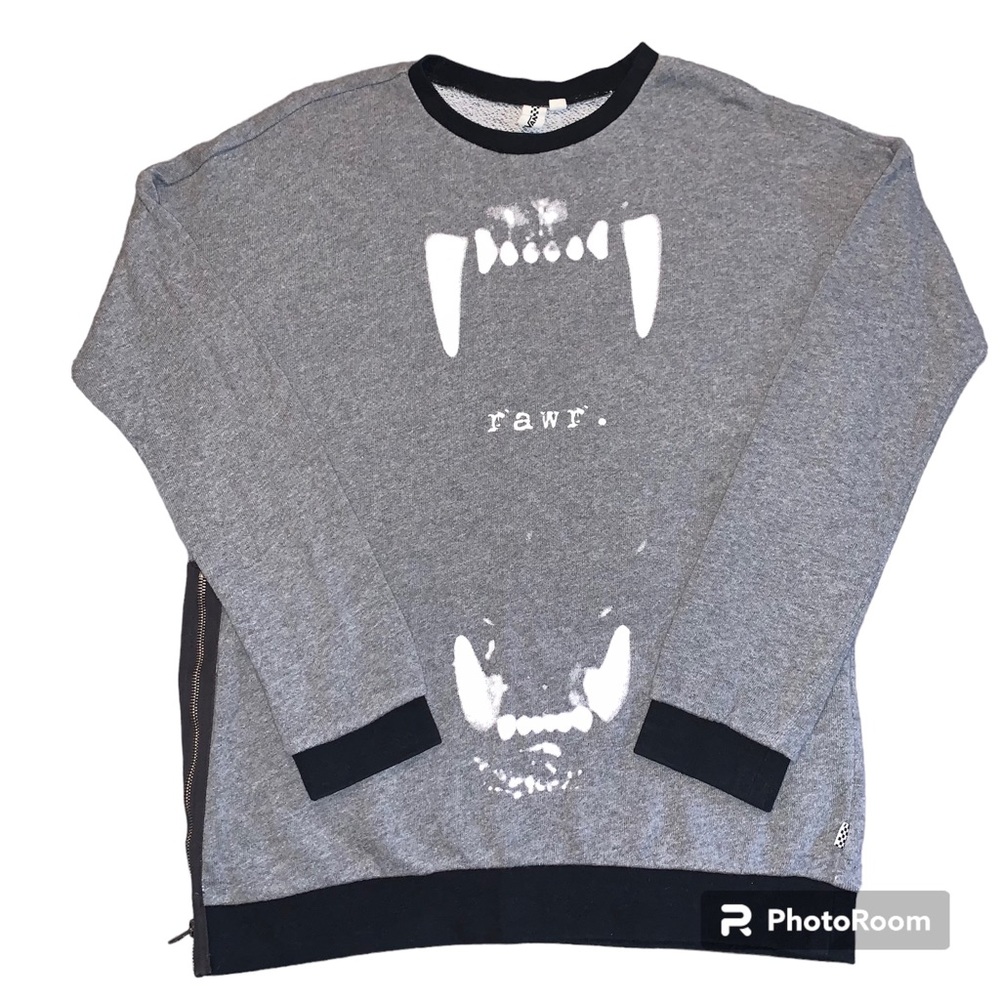 VANS Crew Neck Sweater Cat rawr
